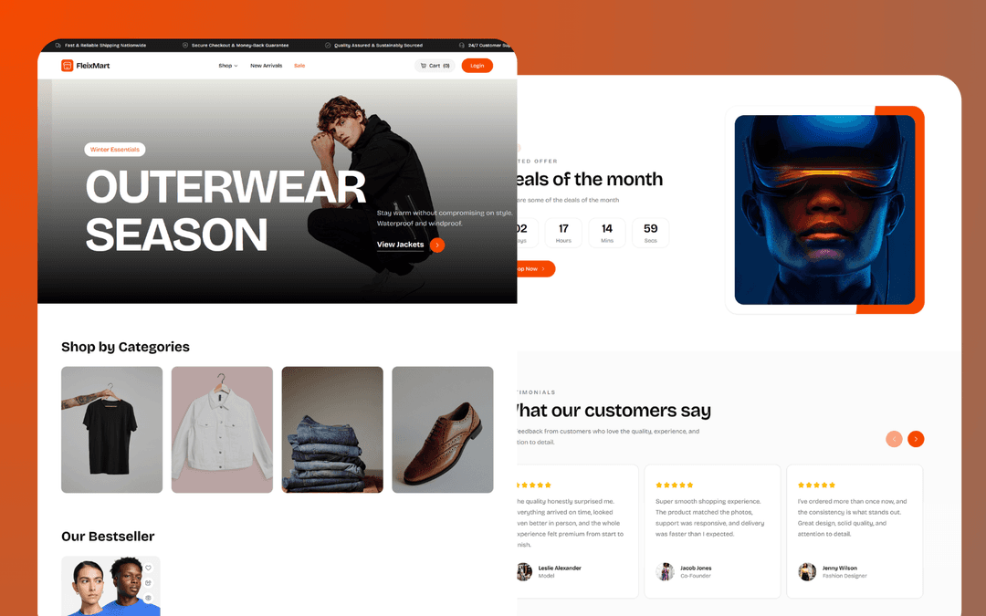 Fleximart – Full Stack E-commerce Starter